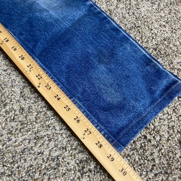 Vintage Levi’s 02505 0217 Jeans Mens 32x29 Blue 1980s Orange Tab Made In USA - Picture 5 of 9